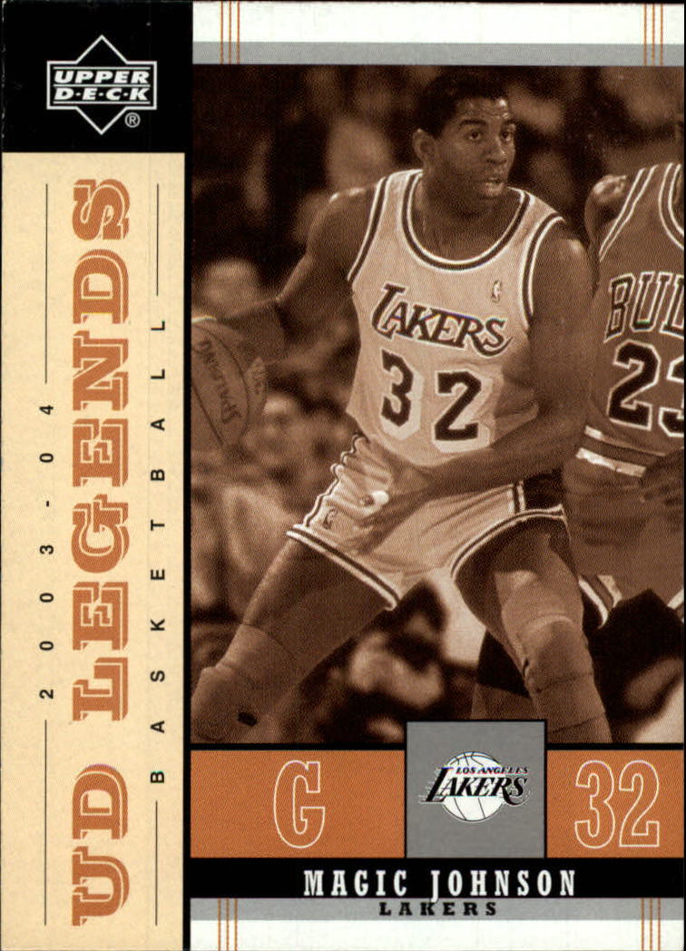 2003-04 Upper Deck Legends Throwback #40 Magic Johnson