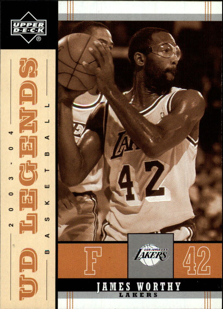 2003-04 Upper Deck Legends Throwback #42 James Worthy