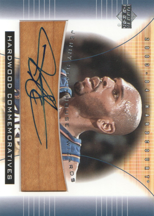 2003-04 Upper Deck Hardcourt Hardwood Commemoratives #JSAF Jerry Stackhouse