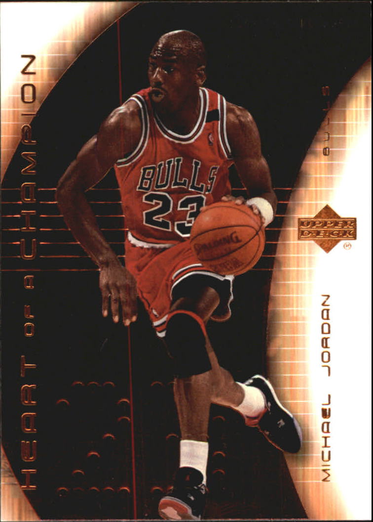 2003-04 Upper Deck Hardcourt Heart of a Champion #MJ6 Michael Jordan/Bulls Red Jersey