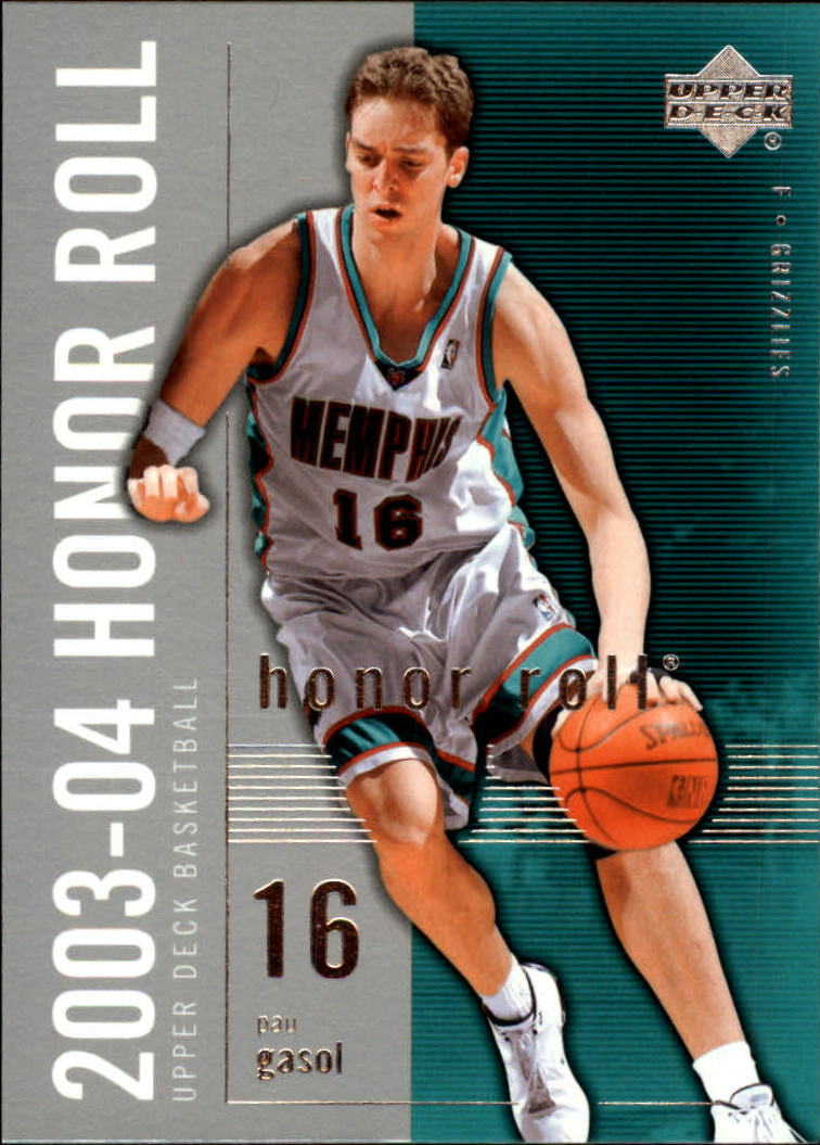 2003-04 Upper Deck Honor Roll #39 Pau Gasol