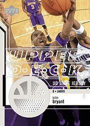 2003-04 Upper Deck UD Game Jerseys #GJ20 Kobe Bryant