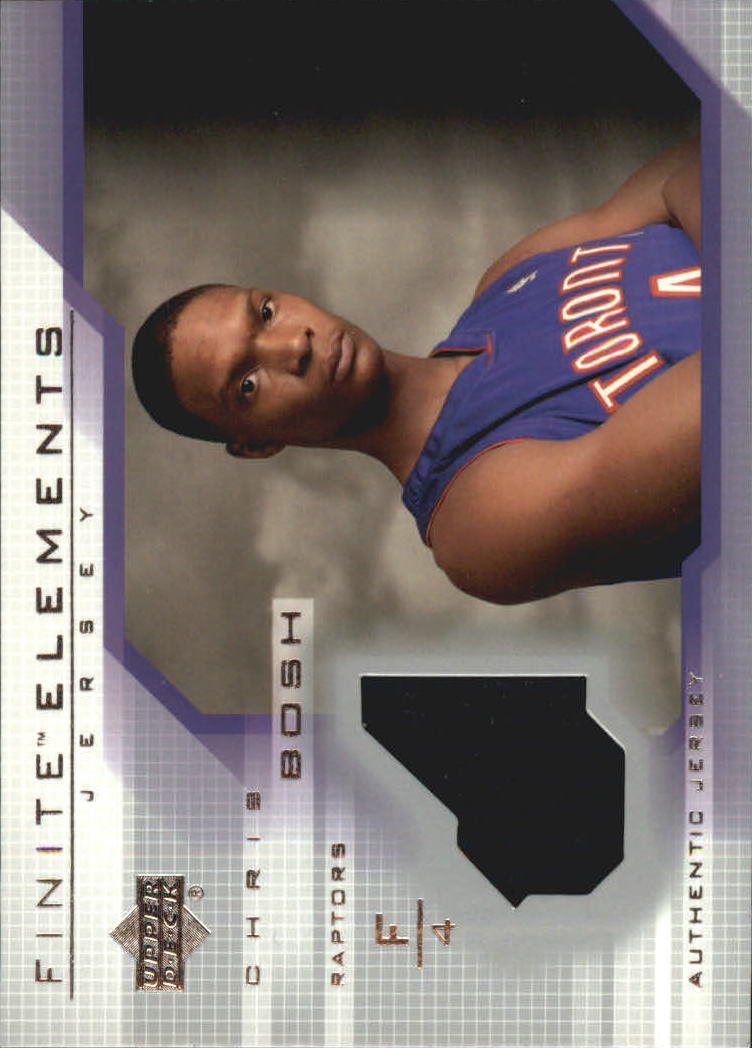 2003-04 Upper Deck Finite Elements Jerseys #FJ20 Chris Bosh