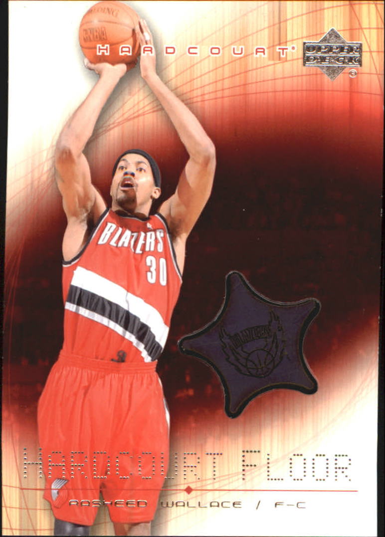 2003-04 Upper Deck Hardcourt Floor #RWF Rasheed Wallace