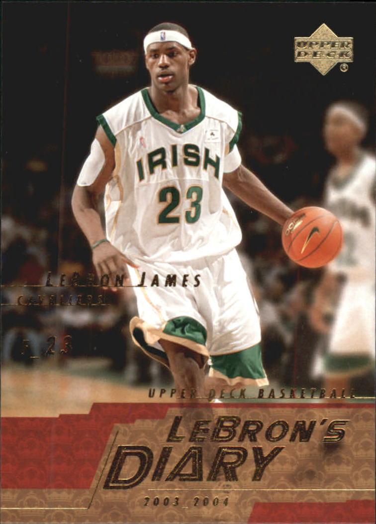 2003-04 Upper Deck LeBron's Diary #LJ1 LeBron James
