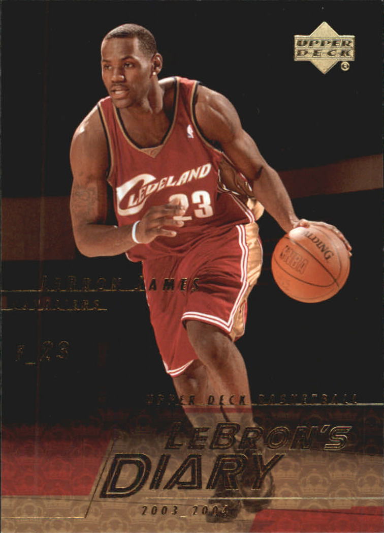 2003-04 Upper Deck LeBron's Diary #LJ14 LeBron James