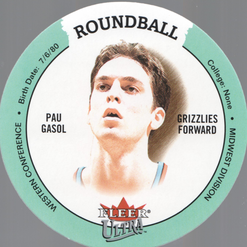 2003-04 Ultra Roundball Discs #12 Pau Gasol