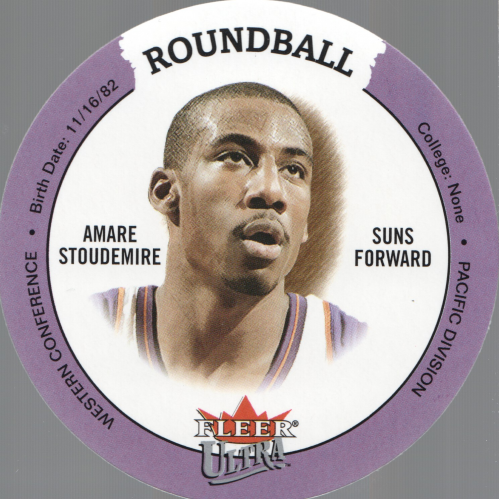 2003-04 Ultra Roundball Discs #23 Amare Stoudemire