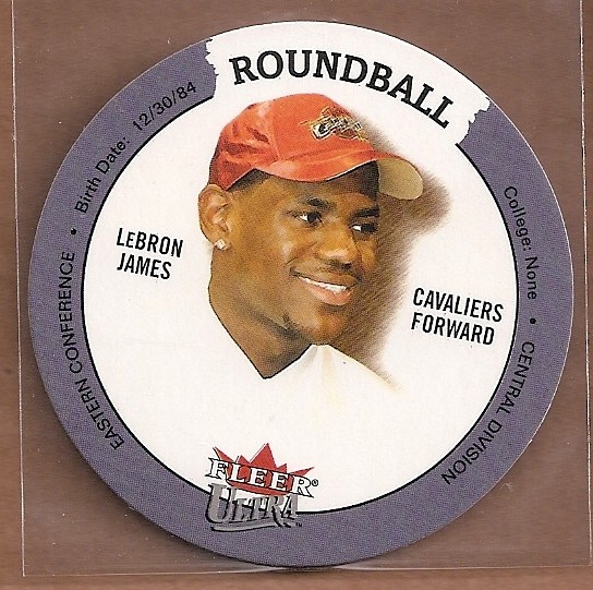 2003-04 Ultra Roundball Discs #31 LeBron James