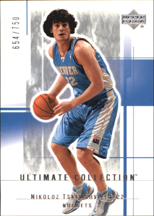 2003-04 Ultimate Collection #23 Nikoloz Tskitishvili