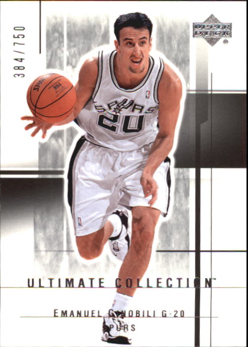 2003-04 Ultimate Collection #97 Manu Ginobili