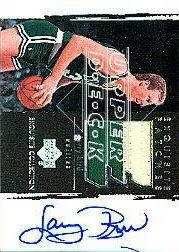 2003-04 Exquisite Collection Patches Autographs #LB Larry Bird