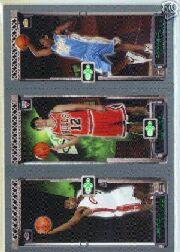 2003-04 Topps Rookie Matrix #JHA LeBron James 111 RC/Kirk Hinrich 117 RC/Carmelo Anthony 113 RC