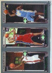 2003-04 Topps Rookie Matrix #JKA LeBron James 111 RC/Chris Kaman 116 RC/Carmelo Anthony 113 RC