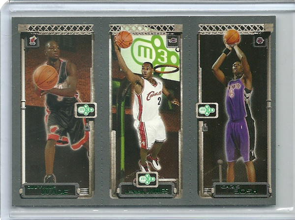 2003-04 Topps Rookie Matrix #WJB Dwyane Wade 115 RC/LeBron James 111 RC/Chris Bosh 114 RC