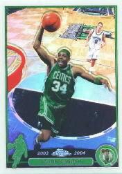 2003-04 Topps Chrome Refractors #14 Paul Pierce