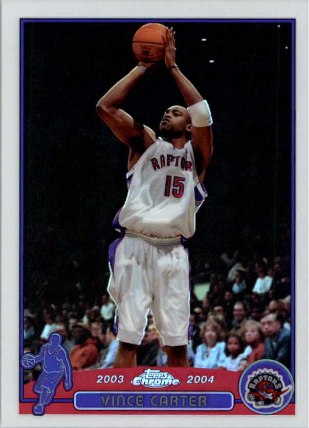 2003-04 Topps Chrome Refractors #15 Vince Carter