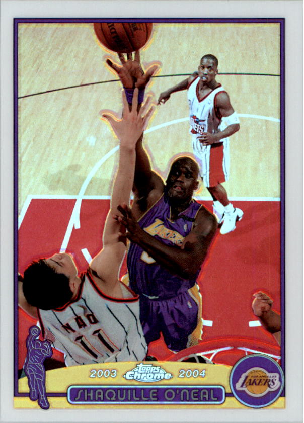 2003-04 Topps Chrome Refractors #34 Shaquille O'Neal
