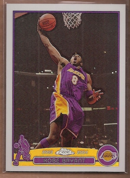 2003-04 Topps Chrome Refractors #36 Kobe Bryant
