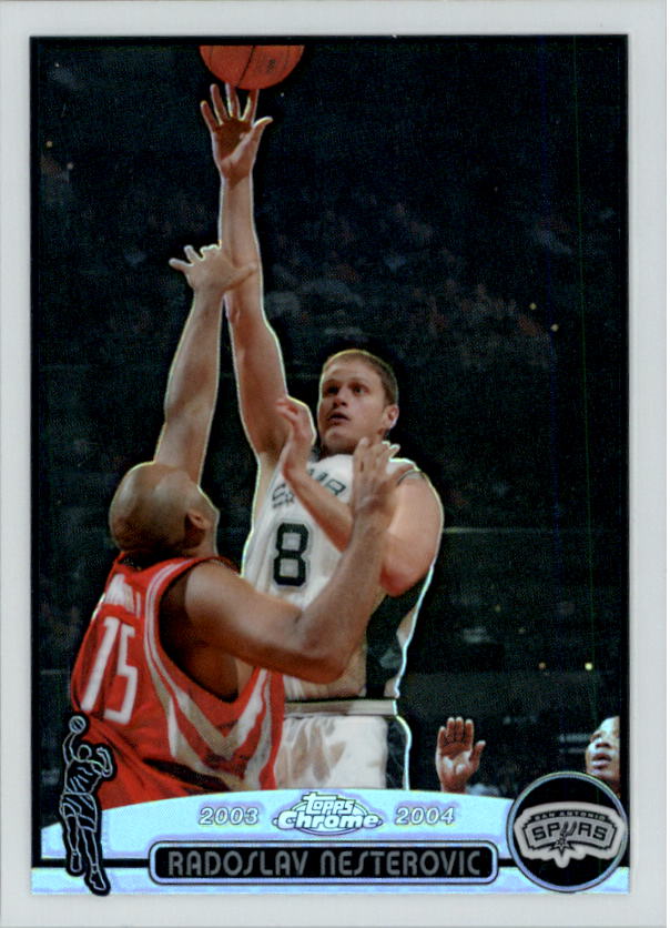2003-04 Topps Chrome Refractors #90 Radoslav Nesterovic