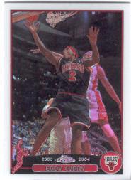 2003-04 Topps Chrome Refractors #108 Eddy Curry