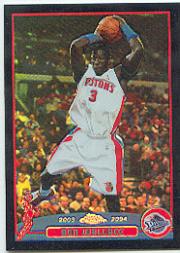 2003-04 Topps Chrome Refractors Black #30 Ben Wallace