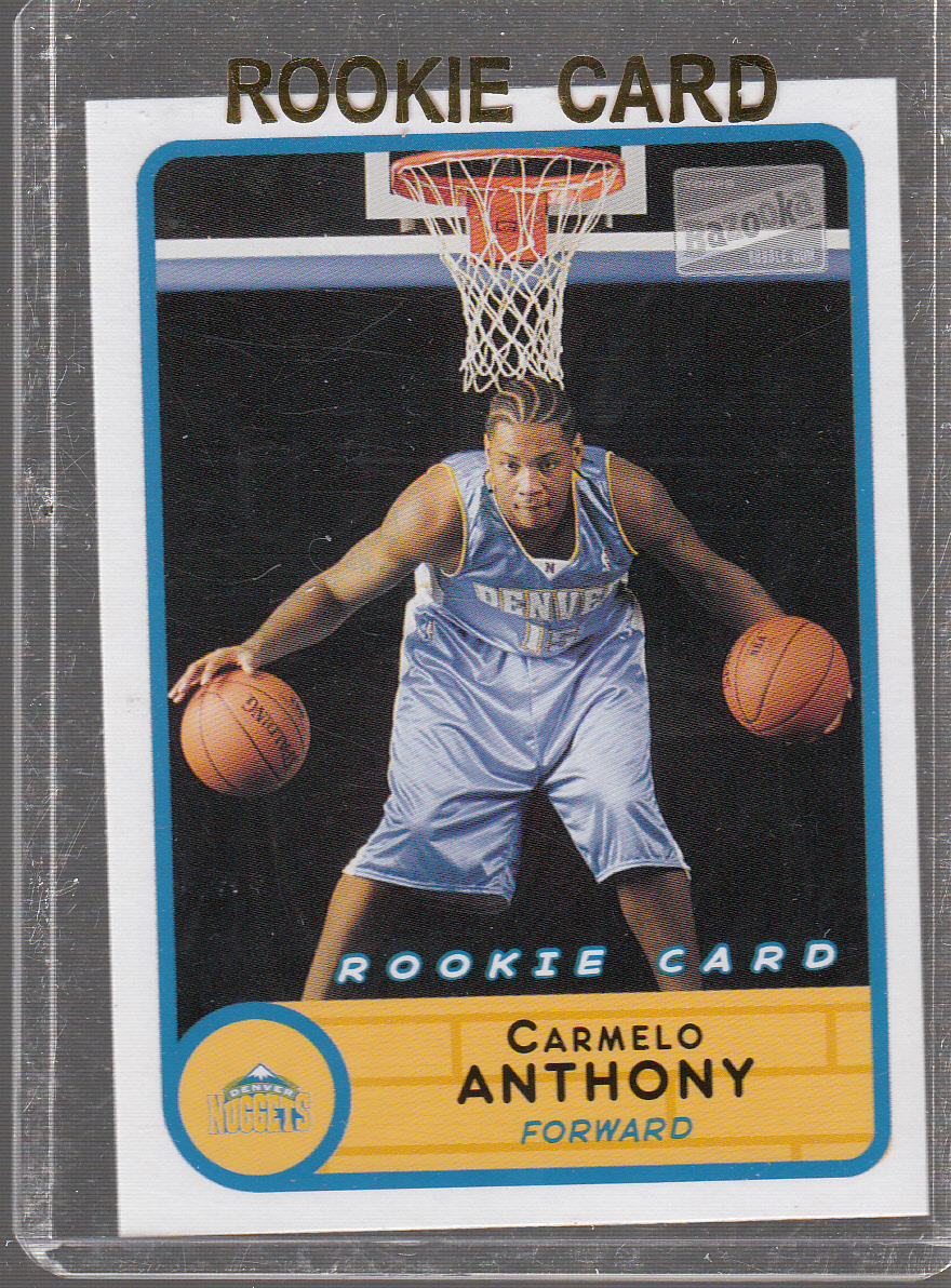 2003-04 Bazooka #240A Carmelo Anthony Blue RC