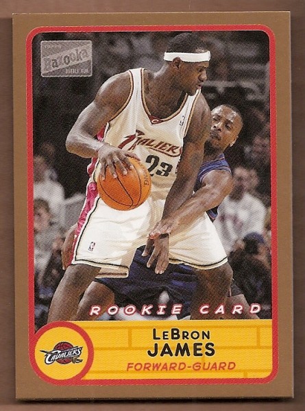 2003-04 Bazooka Parallel #223A LeBron James