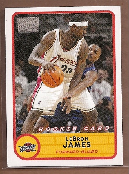 2003-04 Bazooka Mini #223A LeBron James