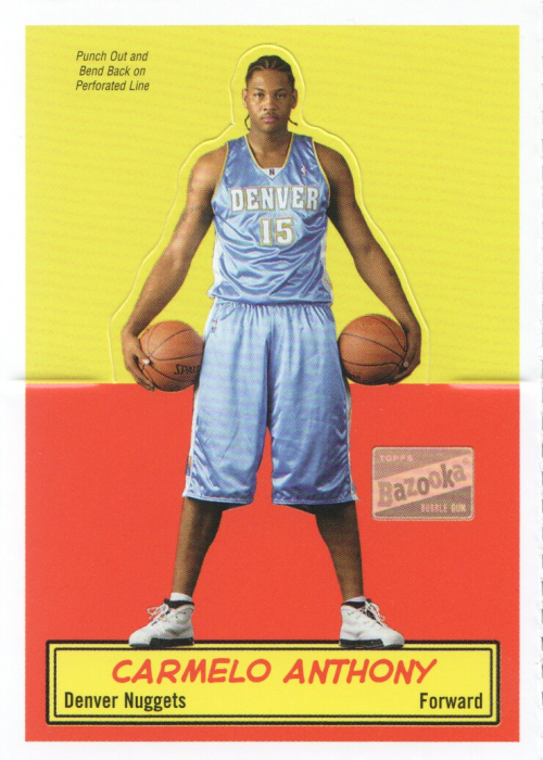 2003-04 Bazooka Stand Ups #NNO Carmelo Anthony