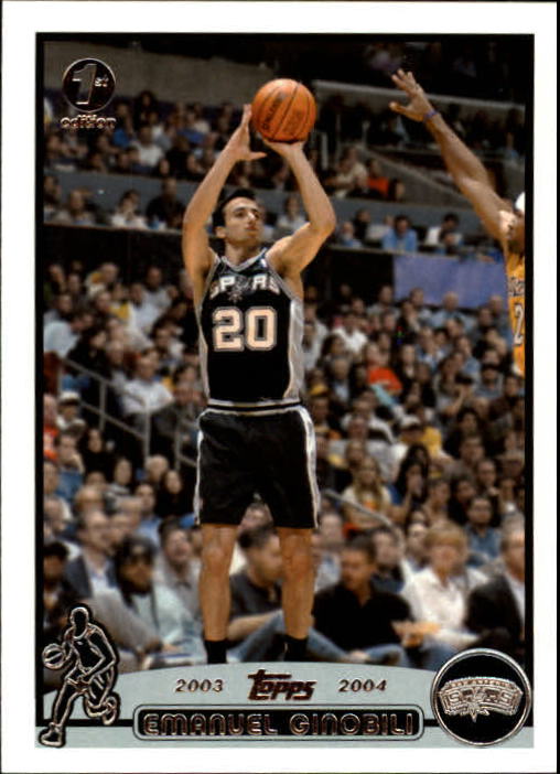 2003-04 Topps First Edition #95 Manu Ginobili