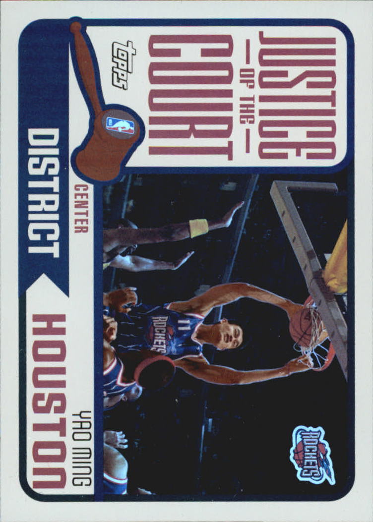 2003-04 Topps Justice of the Court #JC11 Yao Ming