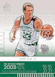 2003-04 SP Signature Edition #215 Larry Bird/33