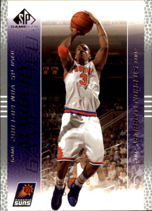 2003-04 SP Game Used #69 Stephon Marbury