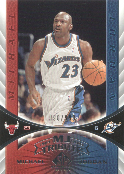 2003-04 SP Game Used #104 Michael Jordan Tribute