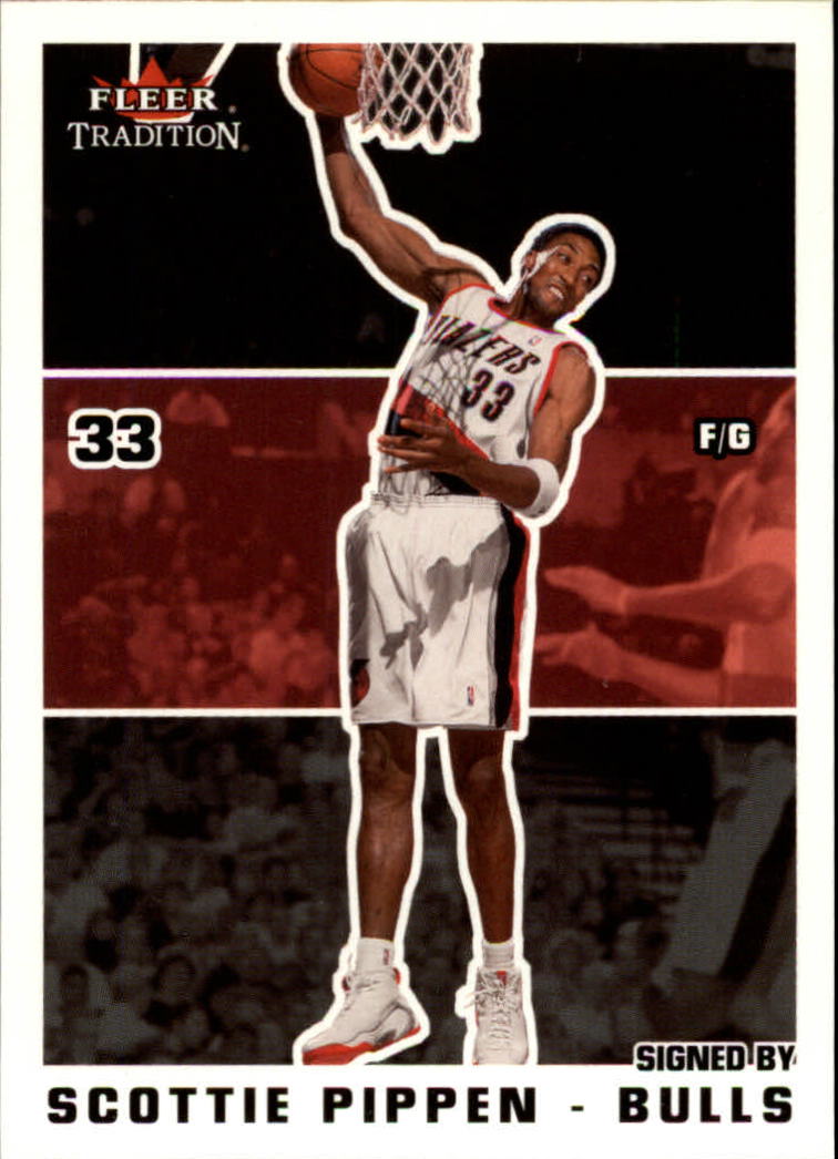 2003-04 Fleer Tradition #15 Scottie Pippen