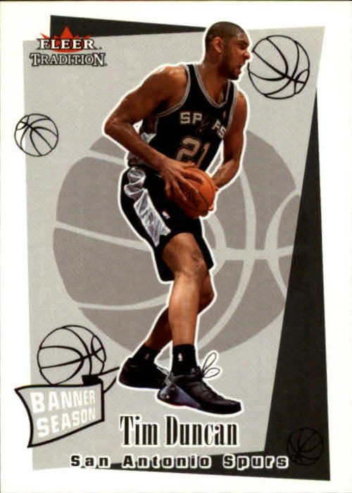 2003-04 Fleer Tradition #250 Tim Duncan BS