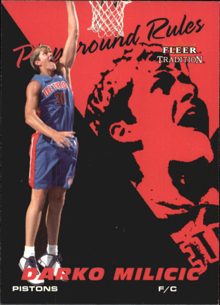 2003-04 Fleer Tradition Playground Rules #2 Darko Milicic