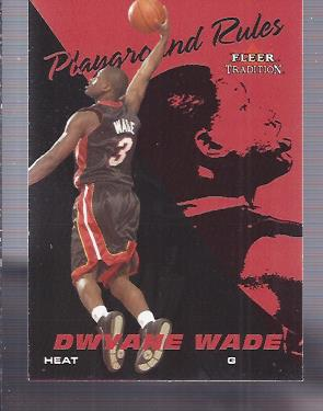 2003-04 Fleer Tradition Playground Rules #5 Dwyane Wade