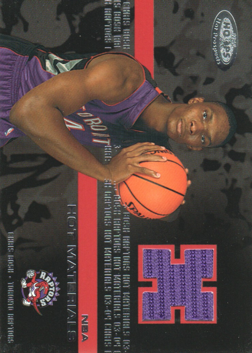 2003-04 Hoops Hot Prospects Hot Materials #5 Chris Bosh