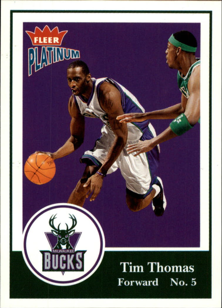 2003-04 Fleer Platinum #17 Tim Thomas