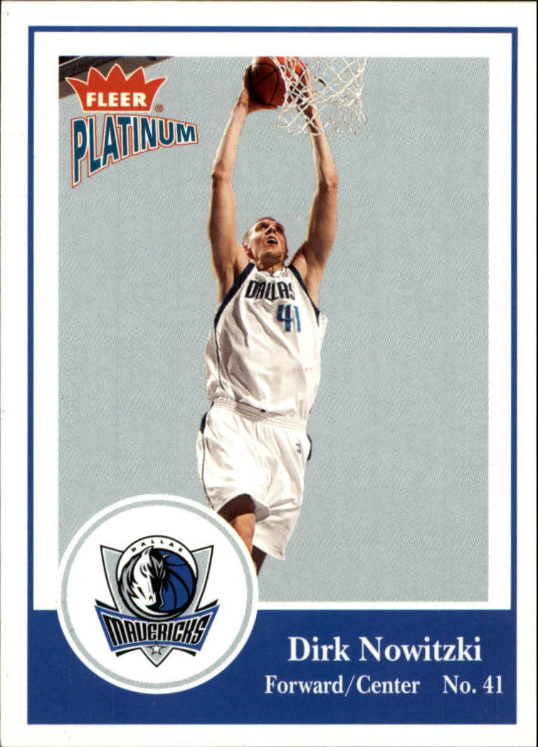 2003-04 Fleer Platinum #41 Dirk Nowitzki