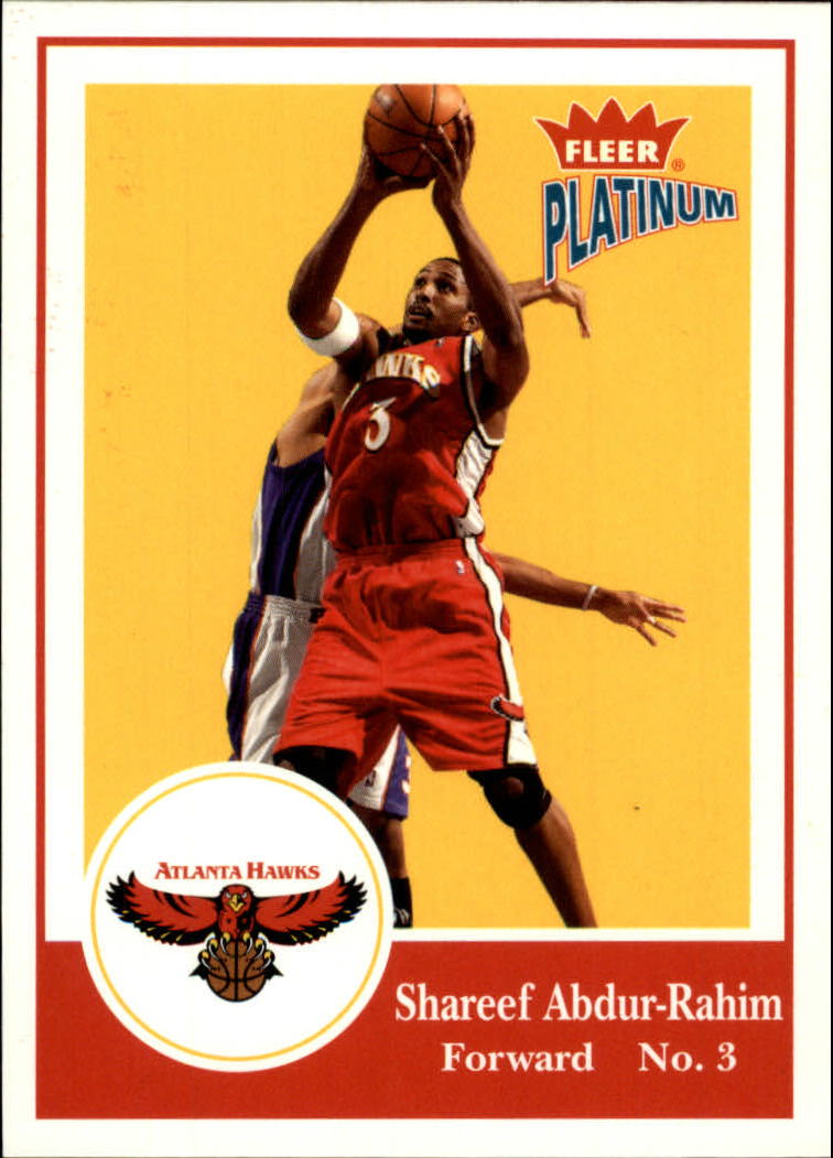 2003-04 Fleer Platinum #66 Shareef Abdur-Rahim