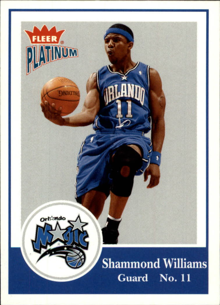 2003-04 Fleer Platinum #77 Shammond Williams