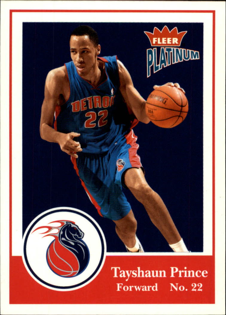 2003-04 Fleer Platinum #78 Tayshaun Prince