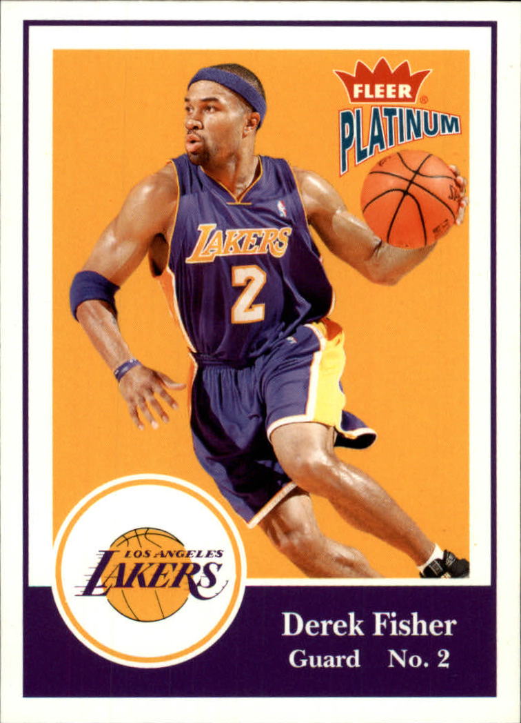 2003-04 Fleer Platinum #80 Derek Fisher