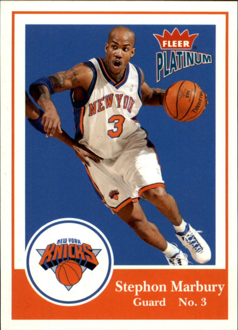 2003-04 Fleer Platinum #90 Stephon Marbury