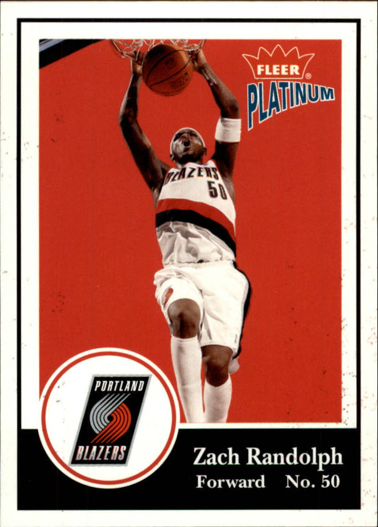 2003-04 Fleer Platinum #99 Zach Randolph