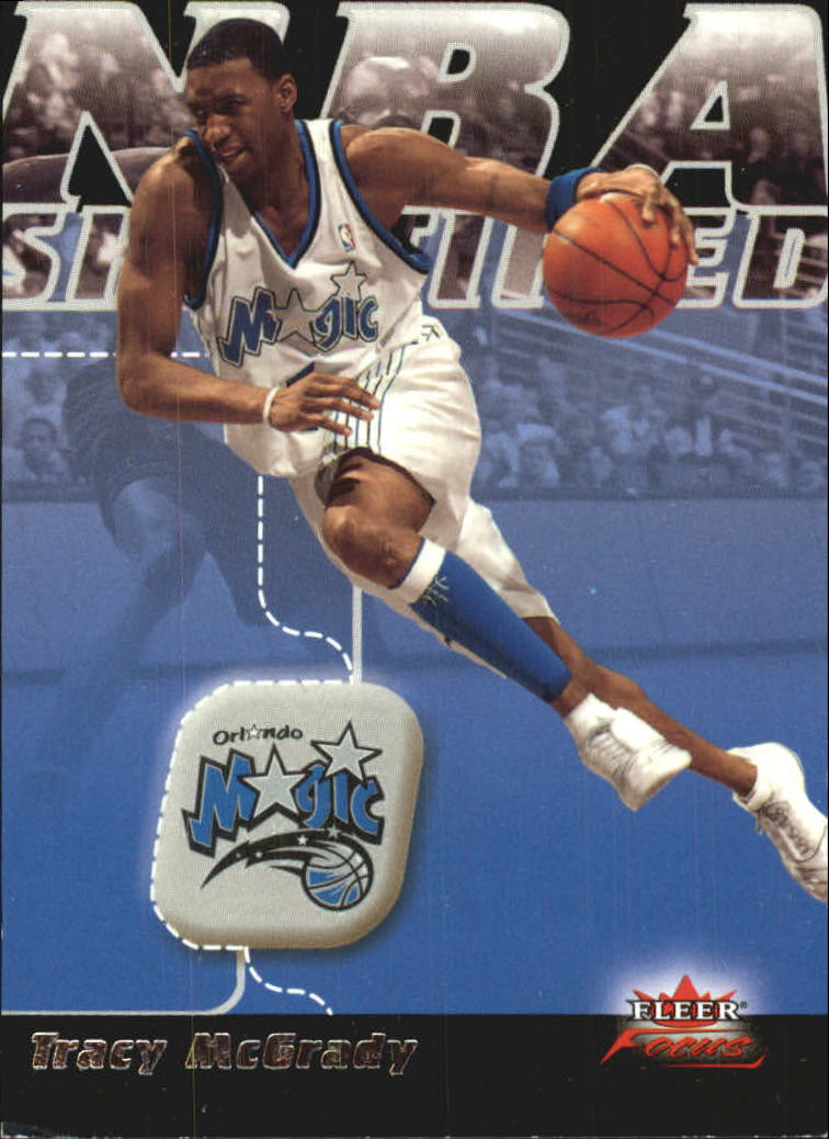 2003-04 Fleer Focus NBA Shirtified #1 Tracy McGrady