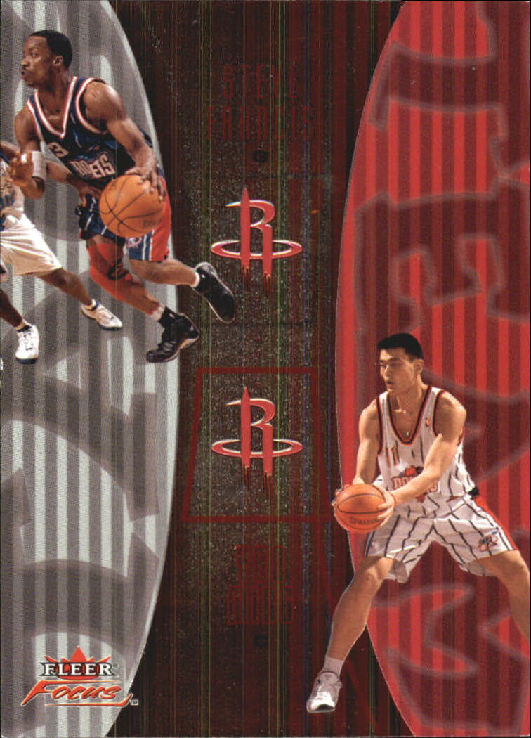 2003-04 Fleer Focus Tag Team #6 Steve Francis/Yao Ming